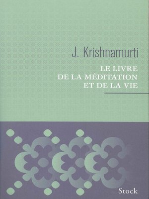 cover image of Le livre de la méditation et de la vie